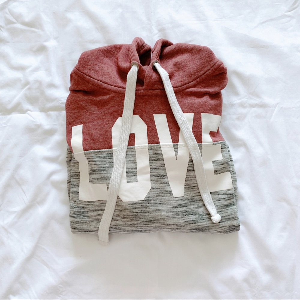 Multi Color “LOVE” Oversized Hoodie